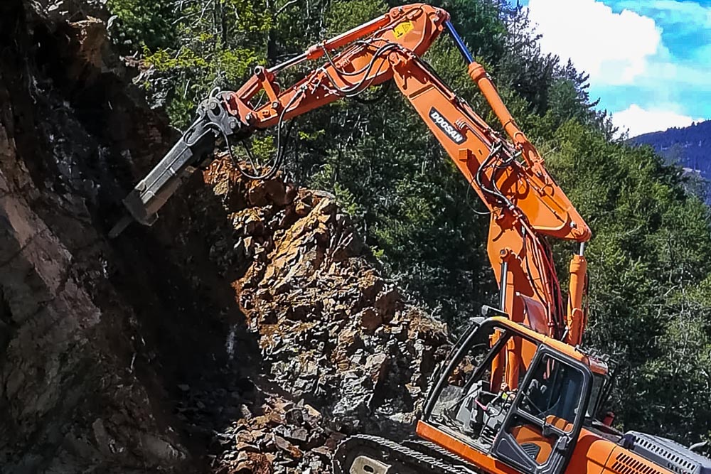 Tiefbau Hofer Baggerarbeiten Eisacktal Südtirol Aushub