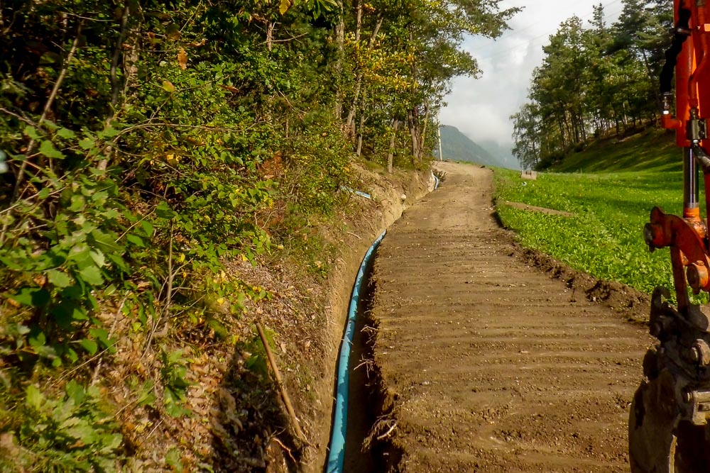 Tiefbau Hofer Baggerarbeiten Eisacktal Südtirol Wege Strassen Forststraße Zufahrten